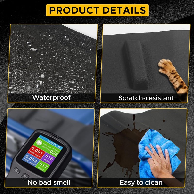 WASOFF Hood Protector Fit for Toyota Tacoma 2024 2025 4Runner Bugflector TPE Low Profile Hood Shield Bug Hood Deflector Fit for Toyota 4Runner 2025 Accessory Hood Guard for Tacoma Accessories 2024 - Image 5